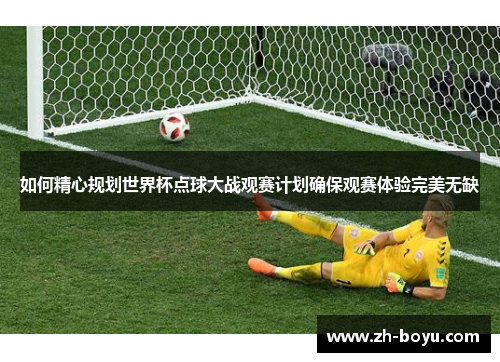 如何精心规划世界杯点球大战观赛计划确保观赛体验完美无缺